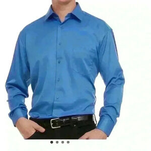 Geoffrey Beene Men’s dress shirt NWOT. Large 16 34/35 Wrinkle Free.